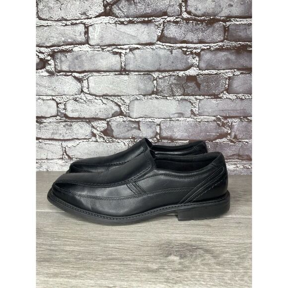 Rockport Trutech A13019 Black Leather Casual Comfort Loafers Men’s 10.5M US/44.5 - Picture 1 of 16